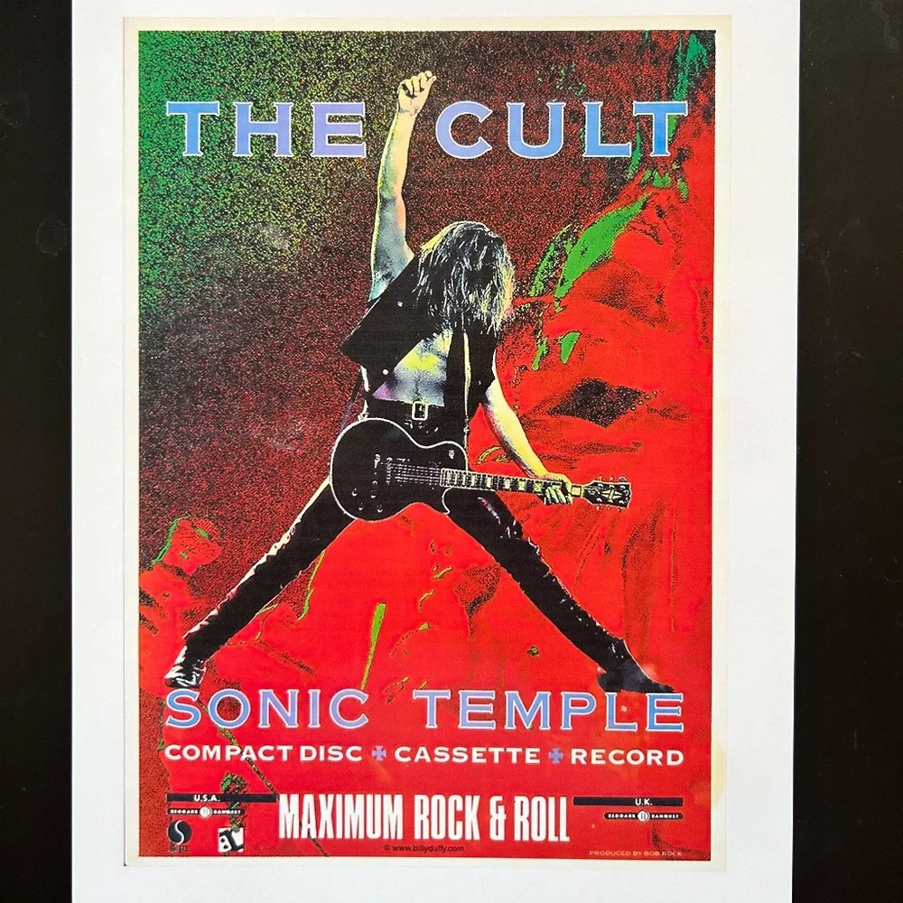 Retro Concert Print Unframed 8.5X11